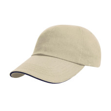 Brushed Cotton Sandwich Cap