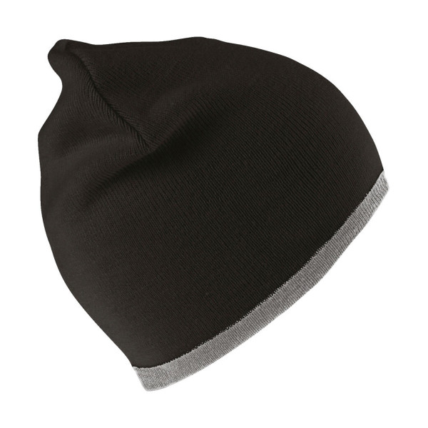 Soft Feel Cuffless Reversible Beanie