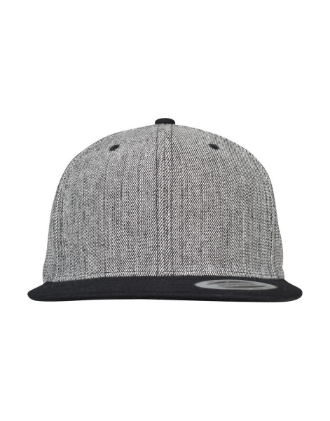 Melange Solid Snapback