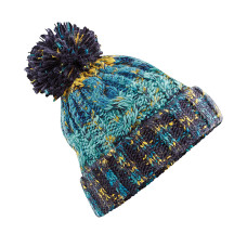 Corkscrew Pom Pom Beanie