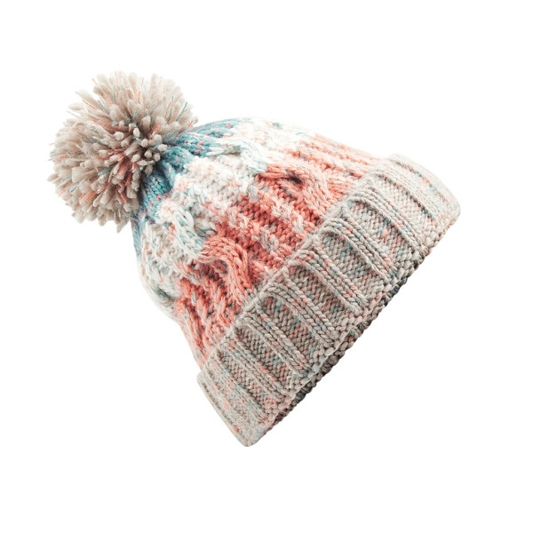 Corkscrew Pom Pom Beanie
