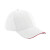 White-Classic Red