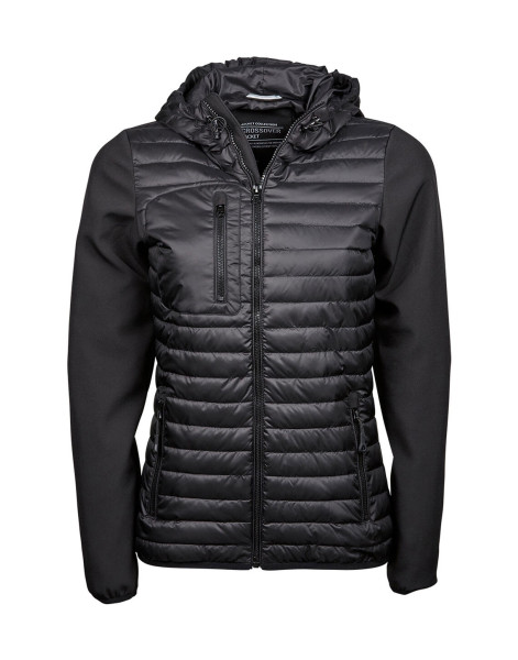 Ladies' Hooded Crossover Jacket