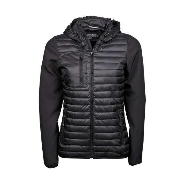 Ladies' Hooded Crossover Jacket