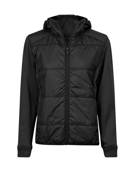 Womens Hybrid-Stretch Hooded Jacket