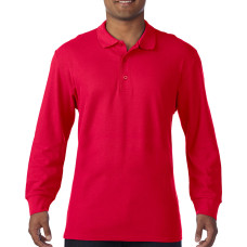 Premium Cotton Adult Double Piqué Polo LS