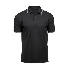 Luxury Stripe Stretch Polo
