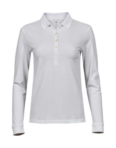 Ladies Luxury LS Stretch Polo
