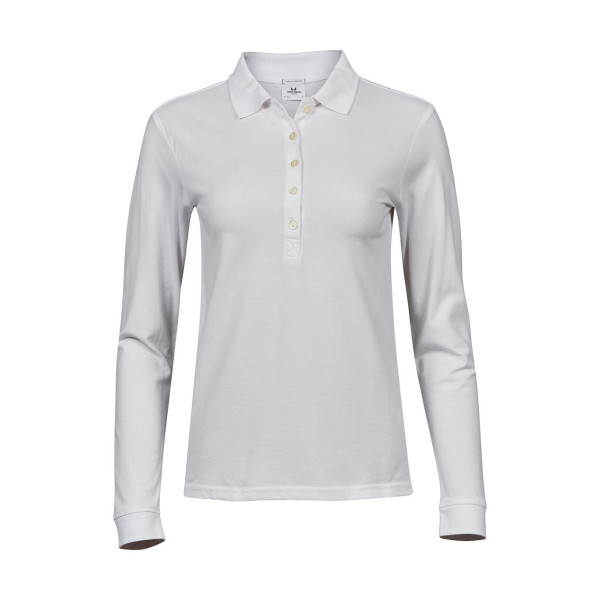 Ladies Luxury LS Stretch Polo