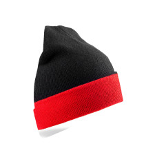 Recycled Black Compass Beanie