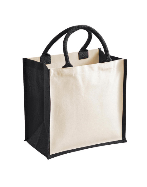Printers' Midi Jute Bag