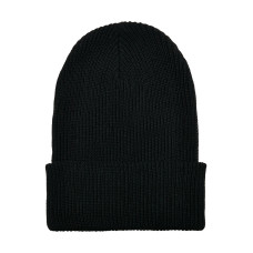 Recycled Yarn Ribbed Knit Beanie