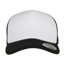 Classic Curved Foam Trucker Cap – White Front