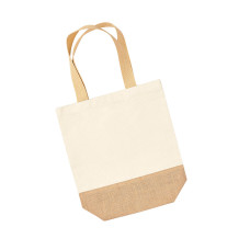 Jute Base Canvas Shopper