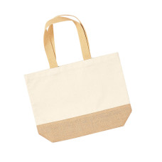 Jute Base Canvas Tote