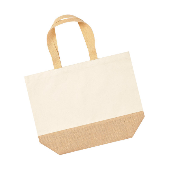 Jute Base Canvas Tote XL