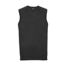 Adults' V-Neck Sleeveless Knitted Pullover