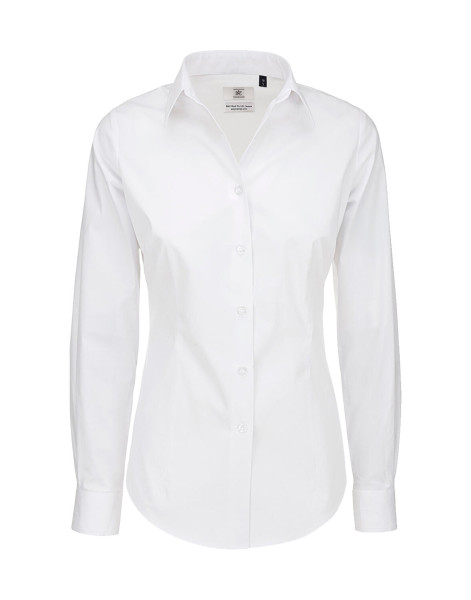 Black Tie LSL/women Poplin Shirt