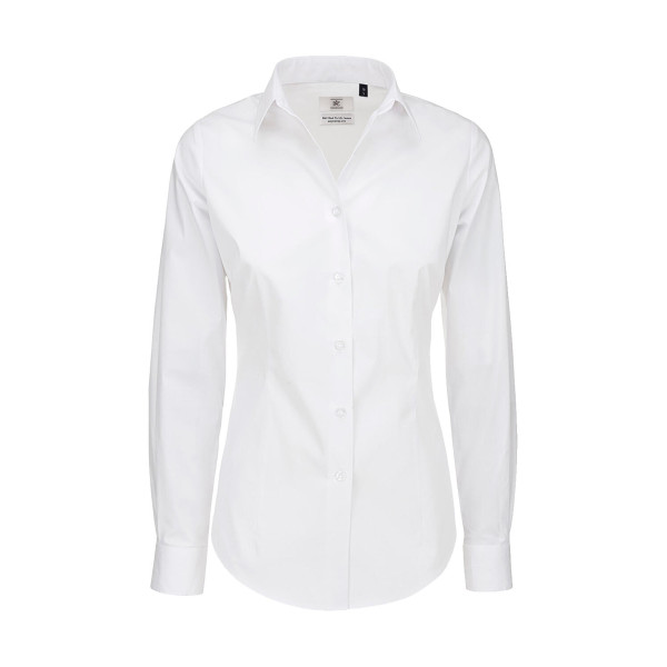 Black Tie LSL/women Poplin Shirt