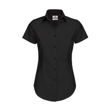 Black Tie SSL/women Poplin Shirt 