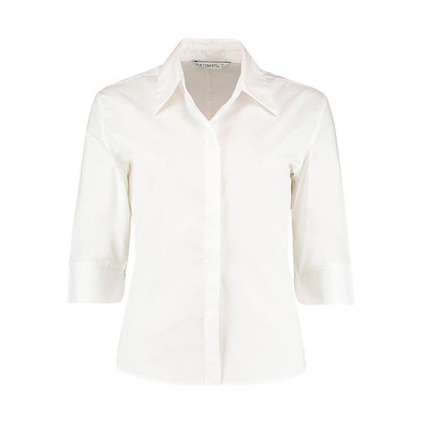Women's Tailored Fit Continental Blouse 3/4 Sleeve