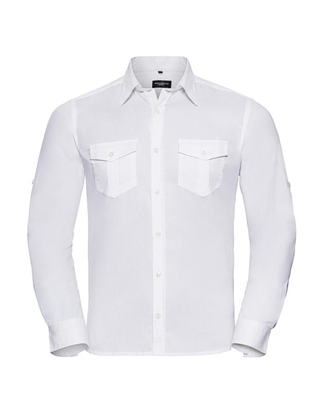 Men's Roll Sleeve Shirt LS