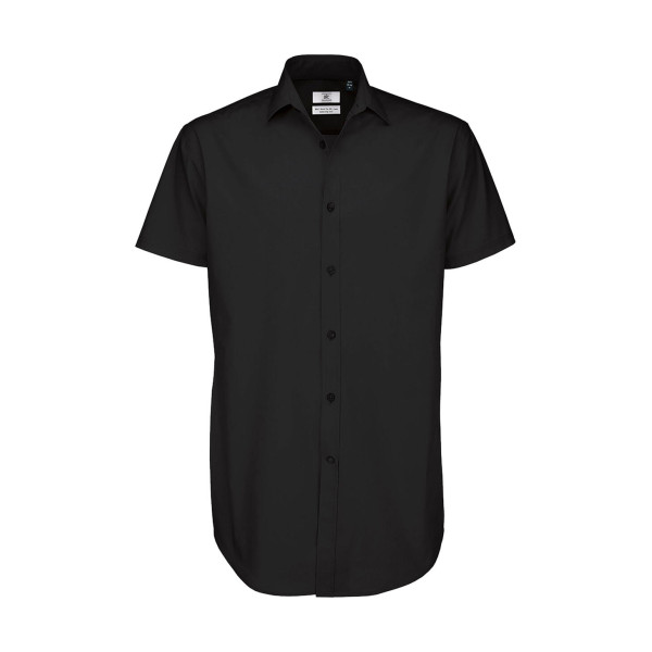 Black Tie SSL/men Poplin Shirt