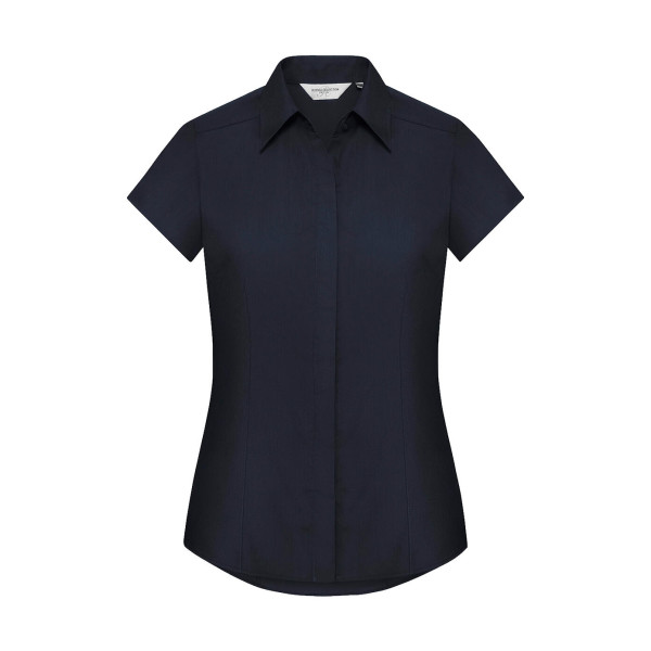 Ladies' Fitted Poplin Shirt