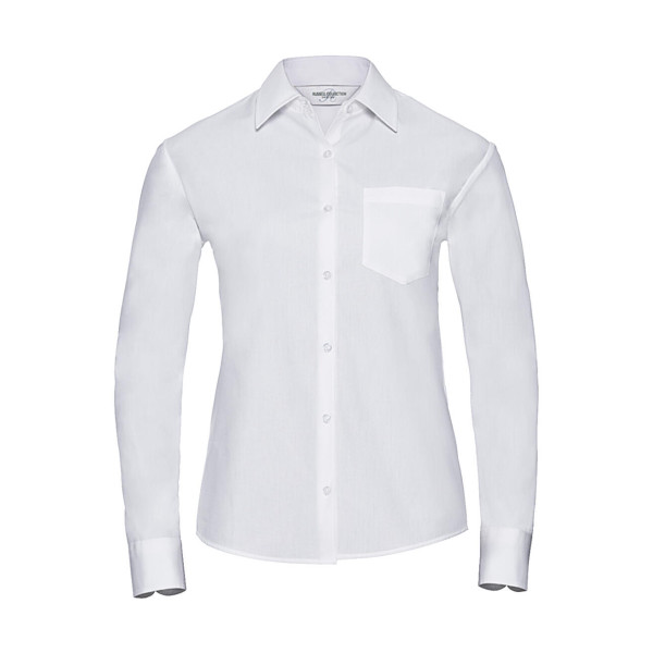 Ladies' Cotton Poplin Shirt LS