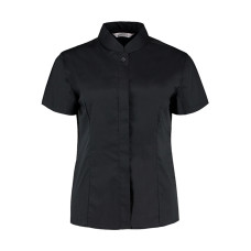 Women's Tailored Fit Mandarin Collar SSL