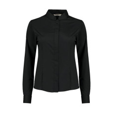 Women's Tailored Fit Mandarin Collar Shirt