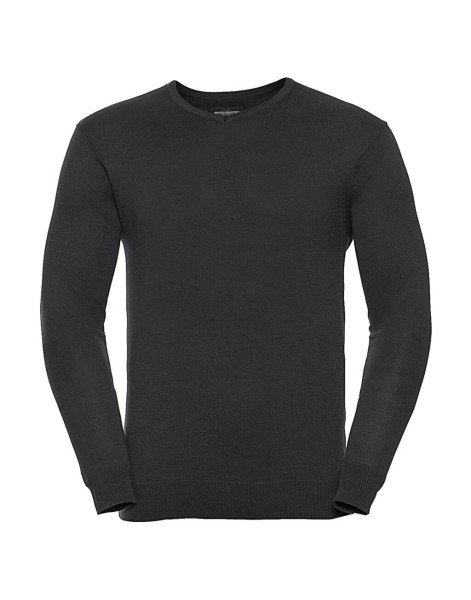 Men's V-Neck Knitted Pullover