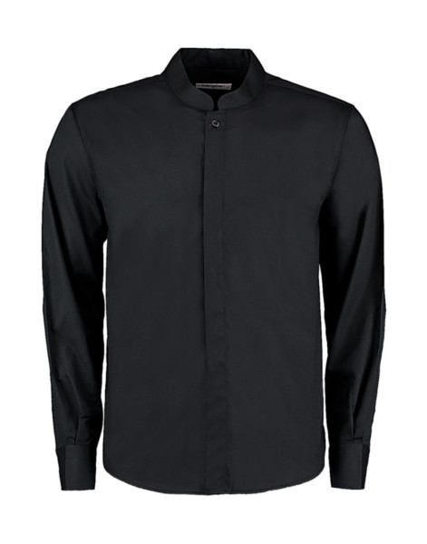 Tailored Fit Mandarin Collar Shirt