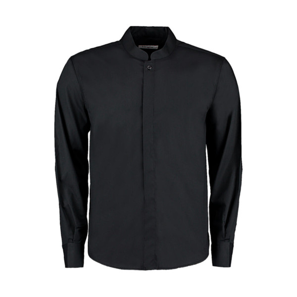 Tailored Fit Mandarin Collar Shirt