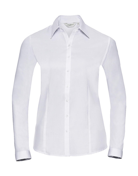 Ladies' LS Herringbone Shirt