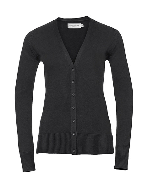 Ladies' V-Neck Knitted Cardigan