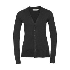 Ladies' V-Neck Knitted Cardigan