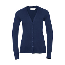 Ladies' V-Neck Knitted Cardigan