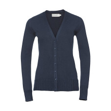 Ladies' V-Neck Knitted Cardigan