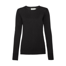 Ladies' Crew Neck Knitted Pullover