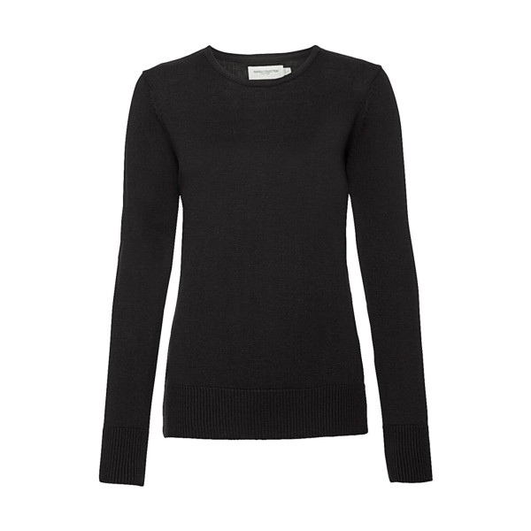 Ladies' Crew Neck Knitted Pullover