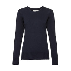 Ladies' Crew Neck Knitted Pullover
