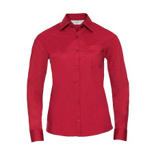 Ladies' LS Poplin Shirt