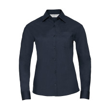 Ladies' LS Poplin Shirt