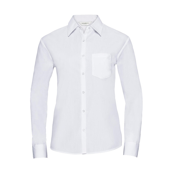 Ladies' LS Poplin Shirt