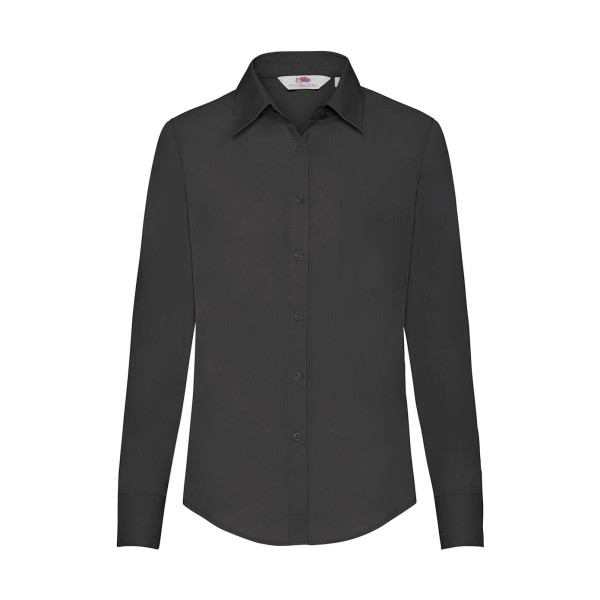 Ladies Poplin Shirt LS