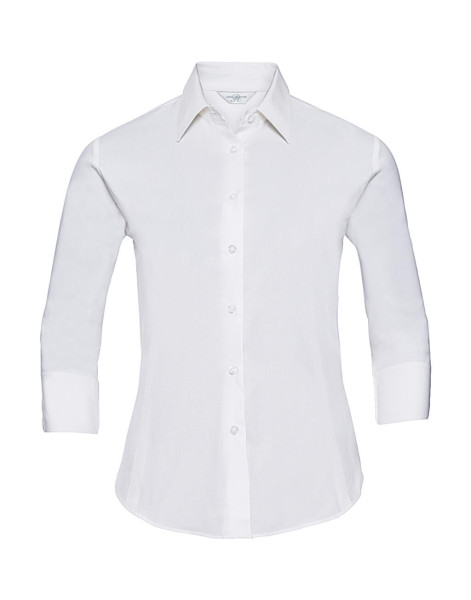Ladies' 3/4 Sleeve Easy Care Fitted Shirt