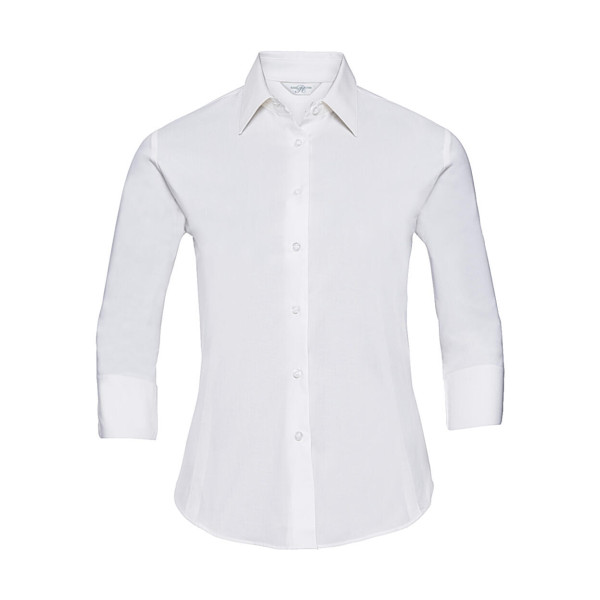 Ladies' 3/4 Sleeve Easy Care Fitted Shirt