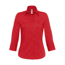 Milano/women Popelin Shirt 3/4 sleeves