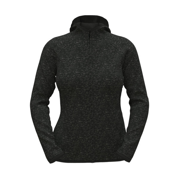 Lux Hooded Knit Fleece Jacket for women